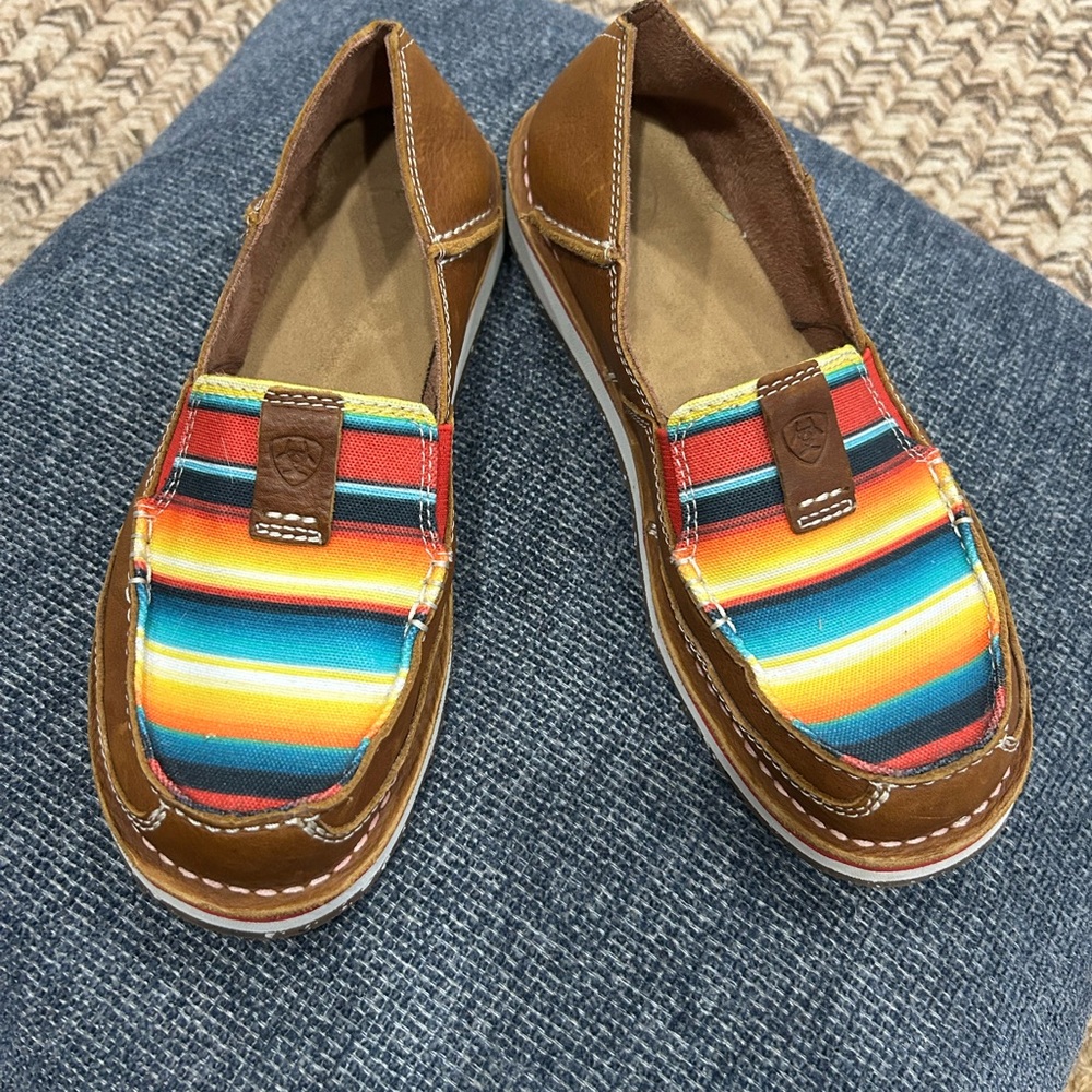 Ariat Brown and Multicolor Flats